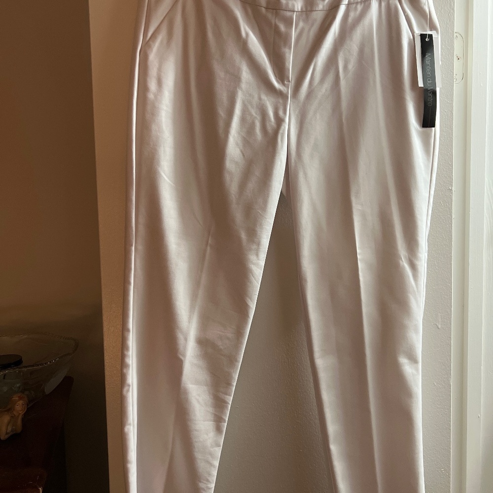 Peck&peck white crop pants